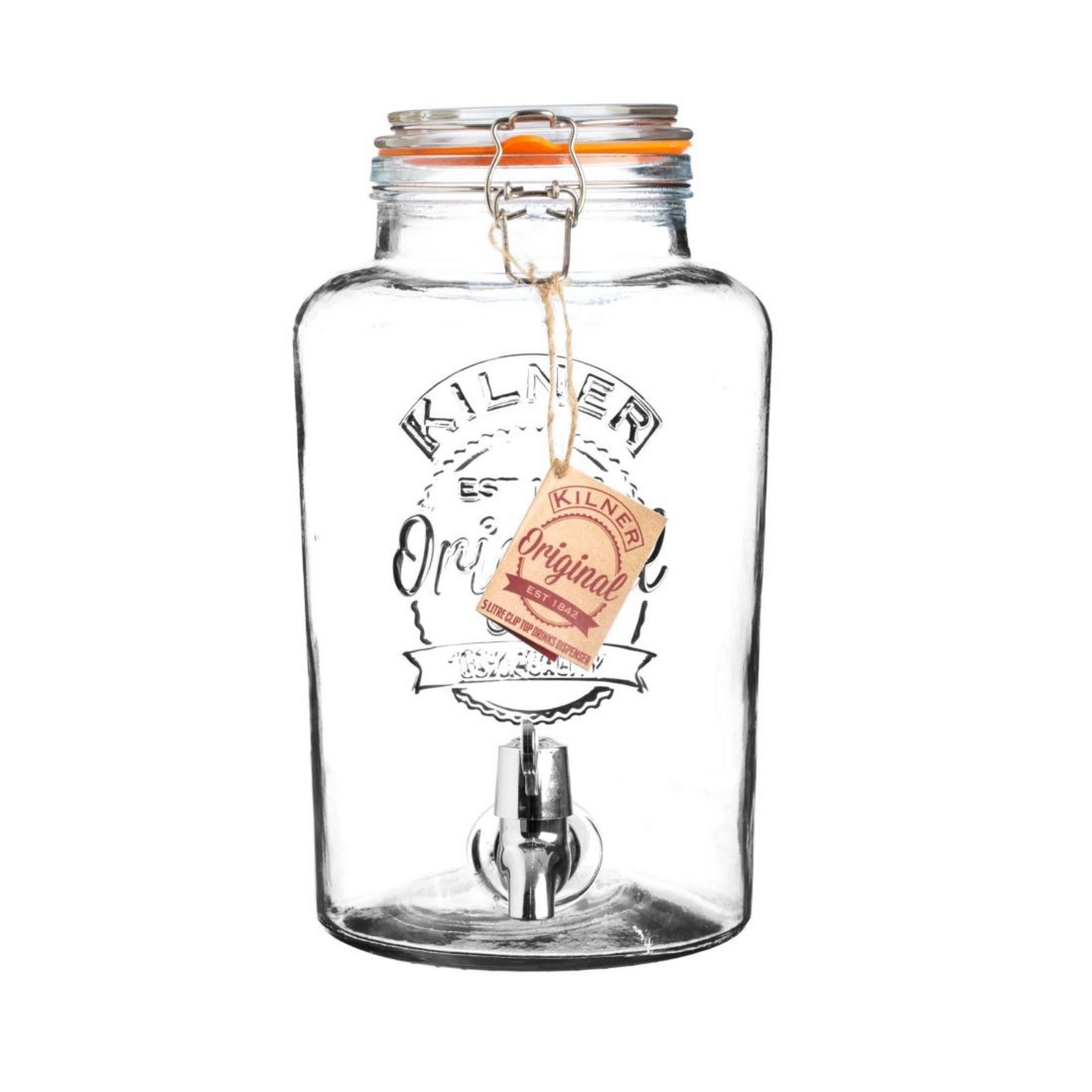 Picture of Kilner Clip Top Drinks Dispenser 5Ltr