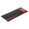 Picture of Europochette Bari Black Cutlery Pouch with Red Napkin (Pack of 100) - CK239