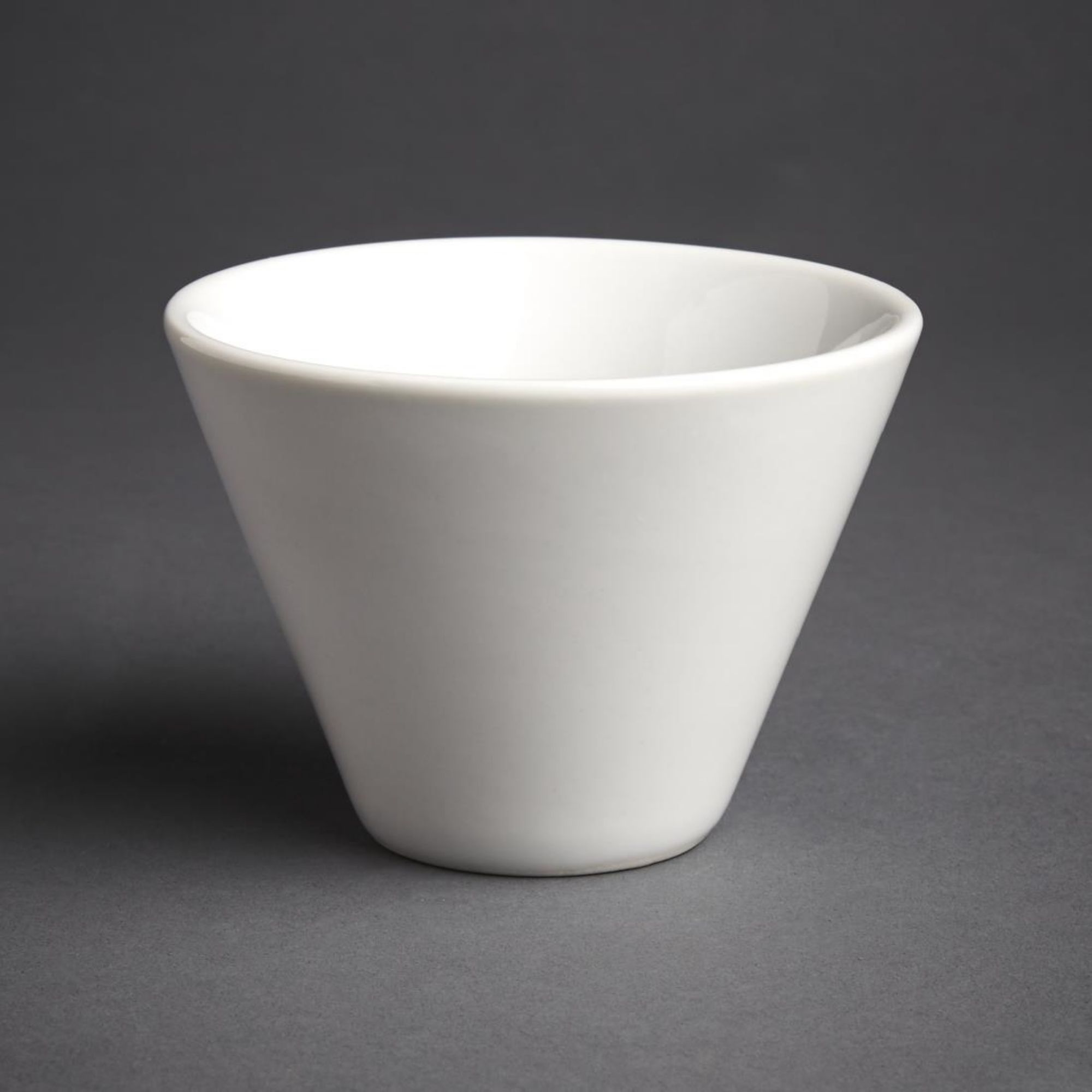 Picture of Olympia Whiteware Conical Ramekin White 110mm (Pack of 6)