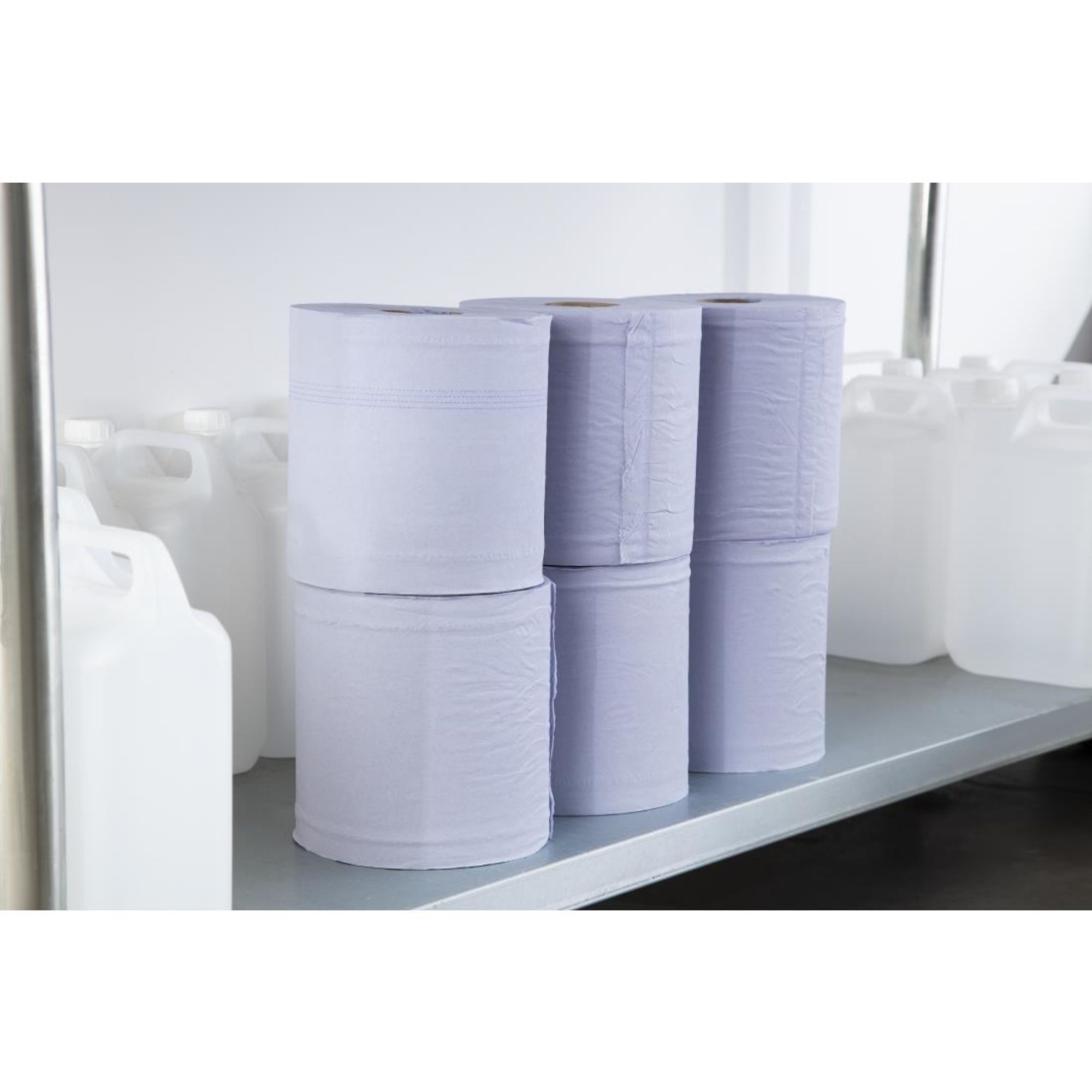 Picture of Tork Centrefeed Wiper Dispenser Refill Blue (Pack of 6)