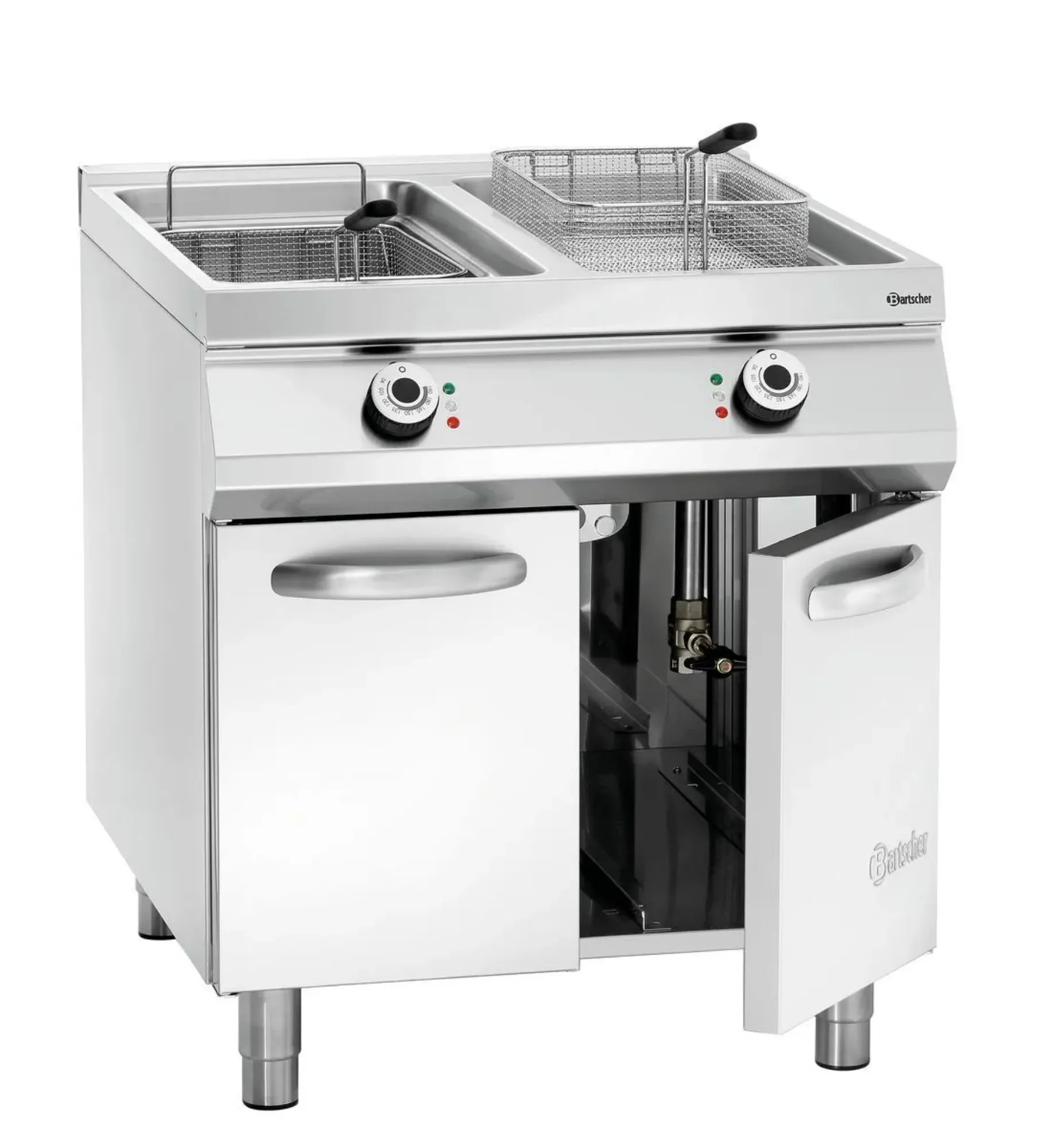 Picture of Bartscher El. standing deep fat fryer, 2 basins