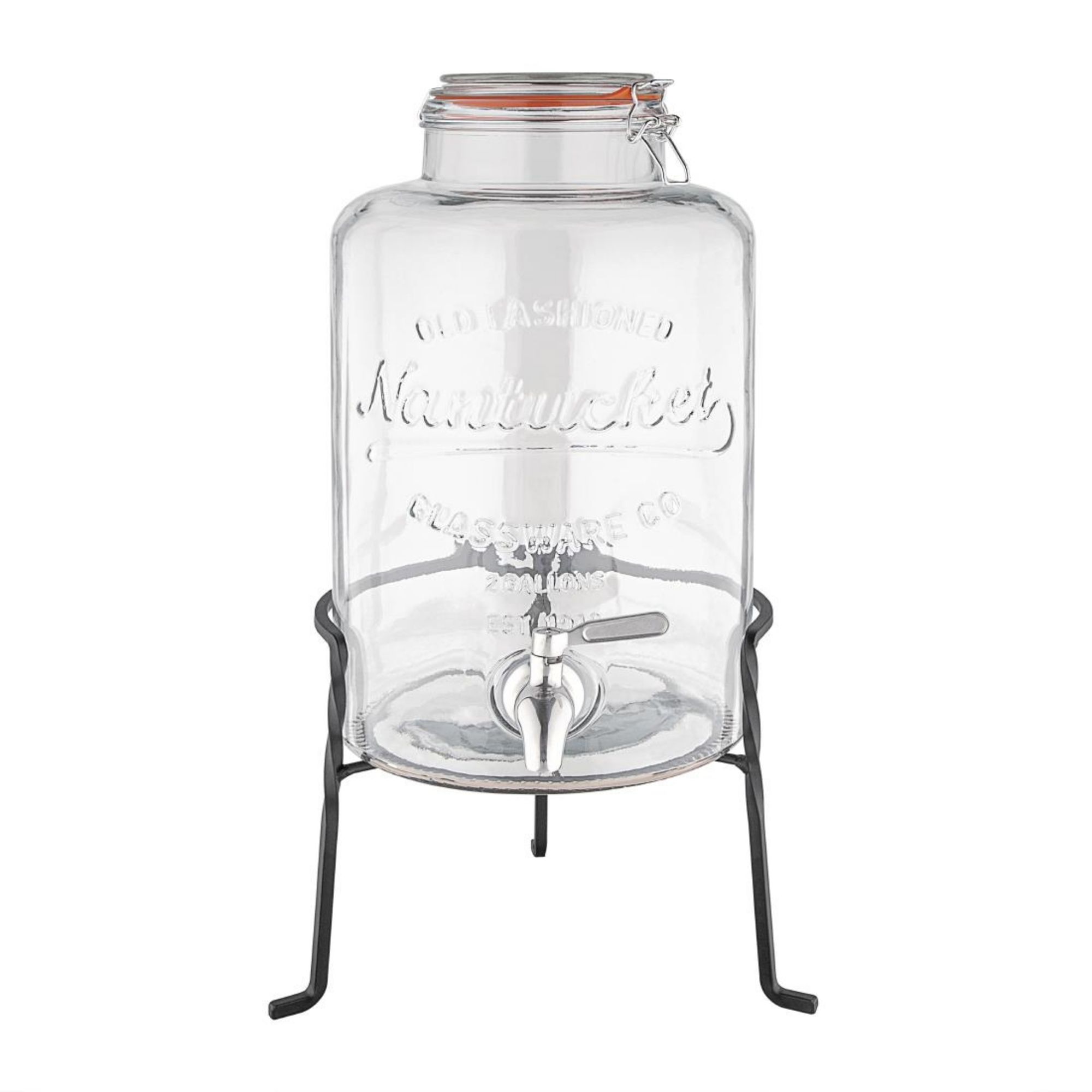 Picture of Olympia Nantucket Style Drink Dispenser with Wire Stand 8.5Ltr - CK939