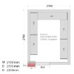Picture of Tefcold CRPF2127 Coldroom (Cooling) H2200 x W2100 x D2700 - CRPF2127