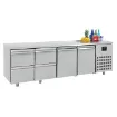 Picture of CombiSteel Counter 632 Refrigerator 2 Doors and 4 Drawers
