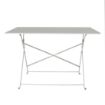 Picture of Bolero Pavement Style Folding Table Grey 1100mm x 700mm - CH969
