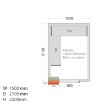 Picture of Tefcold CRNF1521 Freezer Room (Freezing) H2200 x W1500 x D2100 - CRNF1521