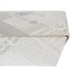 Picture of Colpac Compostable Food Boxes Newspaper Print 250mm (Pack of 150) - CK882