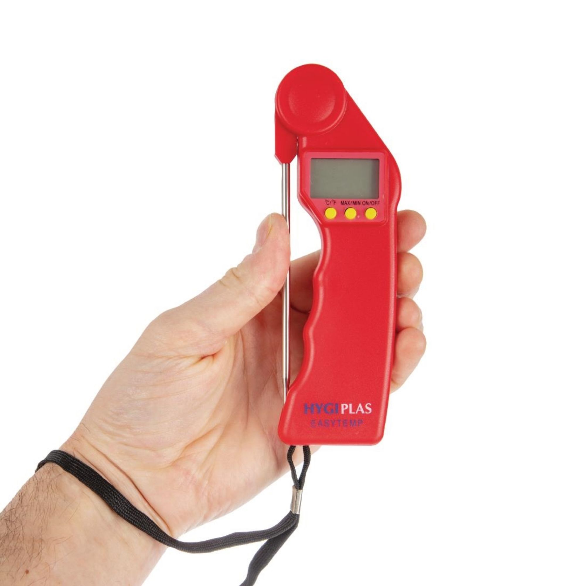 Picture of Hygiplas Easytemp Colour Coded Red Thermometer