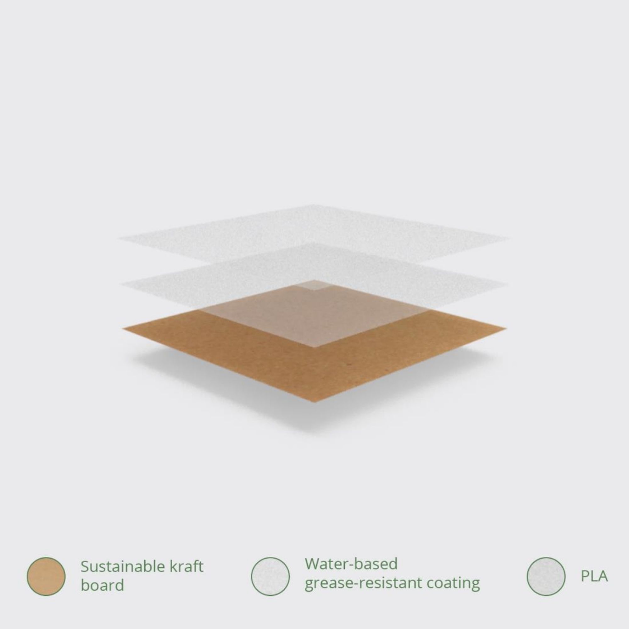 Picture of Vegware Compostable Kraft Tortilla Wrap Boxes With PLA Window (Pack of 500)