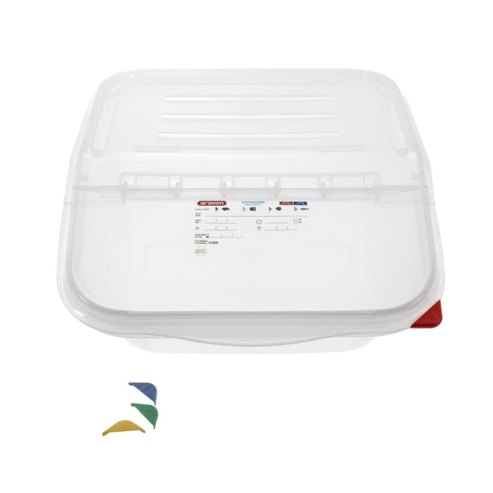 Picture of Araven Polypropylene 2/3 Gastronorm Ingredient Bin 16Ltr