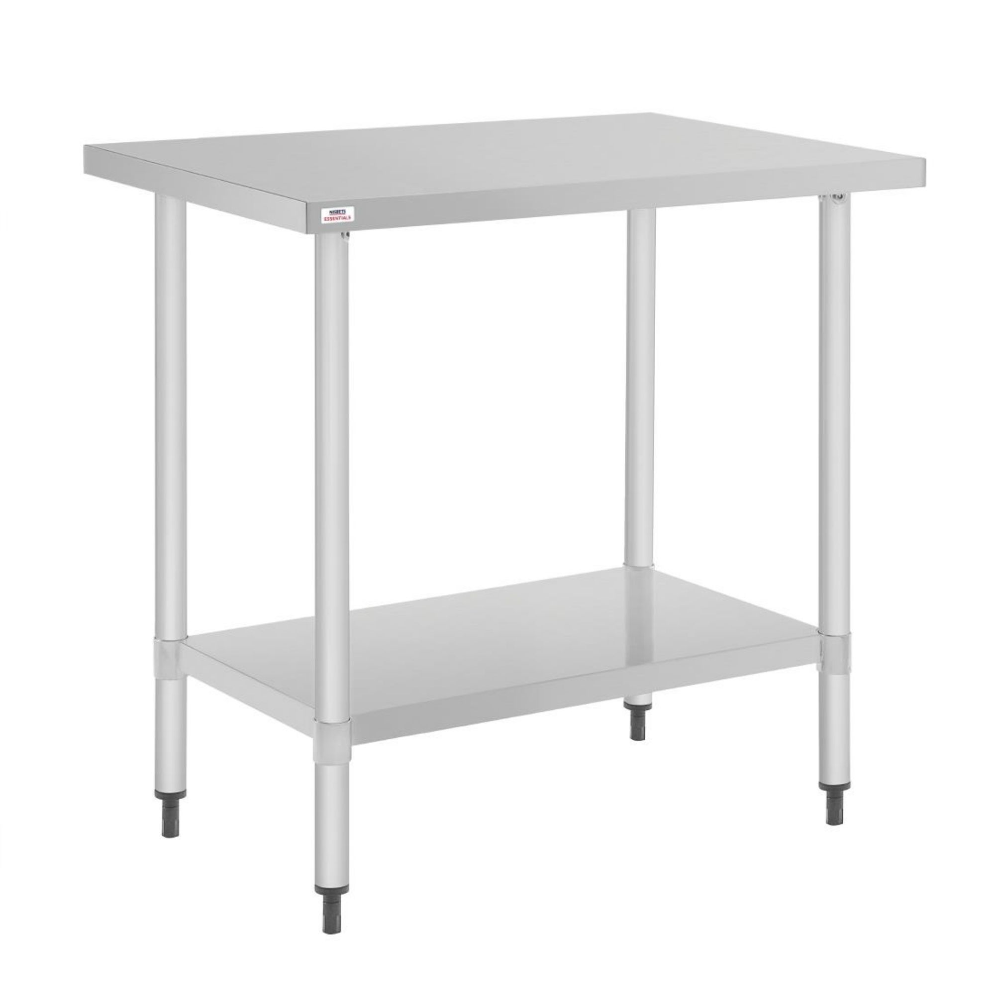 Picture of Nisbets Essentials Self Assembly Stainless Steel Table 800 x 600mm - CH059