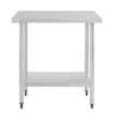 Picture of Nisbets Essentials Self Assembly Stainless Steel Table 800 x 600mm - CH059