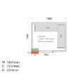 Picture of Tefcold CRPF1815 Coldroom (Cooling) H2200 x W1800 x D1500 - CRPF1815