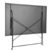 Picture of Bolero Pavement Style Folding Table Black 1100mm x 700mm - CH968