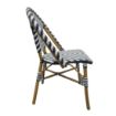 Picture of Bolero Parisian Style Rattan Side Chair Black (Pack of 2) - CH111
