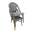 Picture of Bolero Parisian Style Rattan Side Chair Black (Pack of 2) - CH111