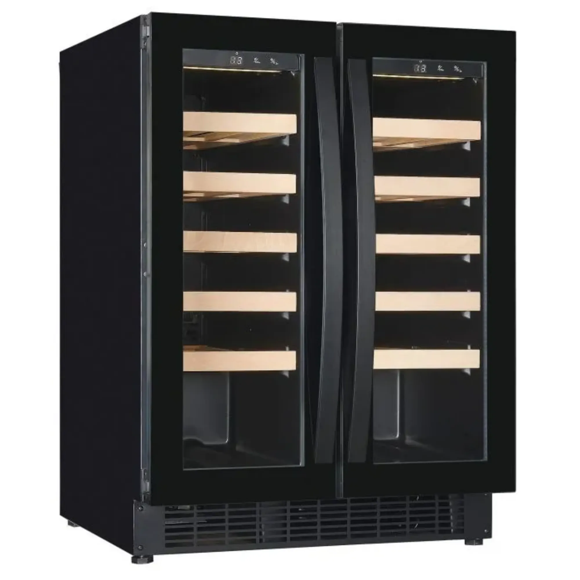 Picture of CombiSteel Wine Cooler 2 Doors Dual Zone 100 Litre - 7525.0030