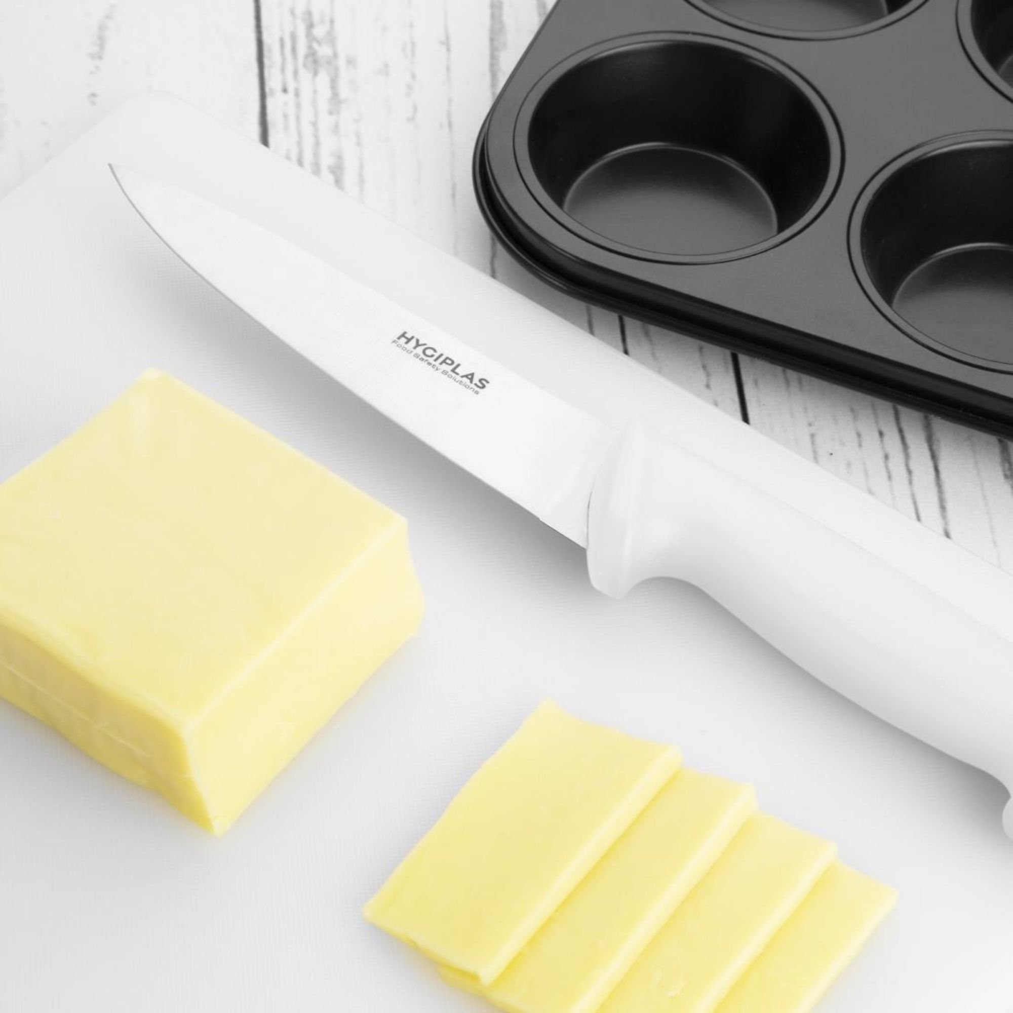 Picture of Hygiplas High Density Antibacterial Chopping Board Set 450x305x10mm (Pack of 7)