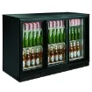 Picture of CombiSteel Backbar Cooler Black 3 Sliding Glass Doors