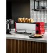 Picture of Rowlett Esprit 6 Slot Toaster Traffic Red w/2x Additional Elements & Sandwich Cage - CH188