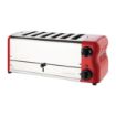 Picture of Rowlett Esprit 6 Slot Toaster Traffic Red w/2x Additional Elements & Sandwich Cage - CH188