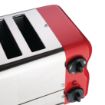 Picture of Rowlett Esprit 6 Slot Toaster Traffic Red w/2x Additional Elements & Sandwich Cage - CH188
