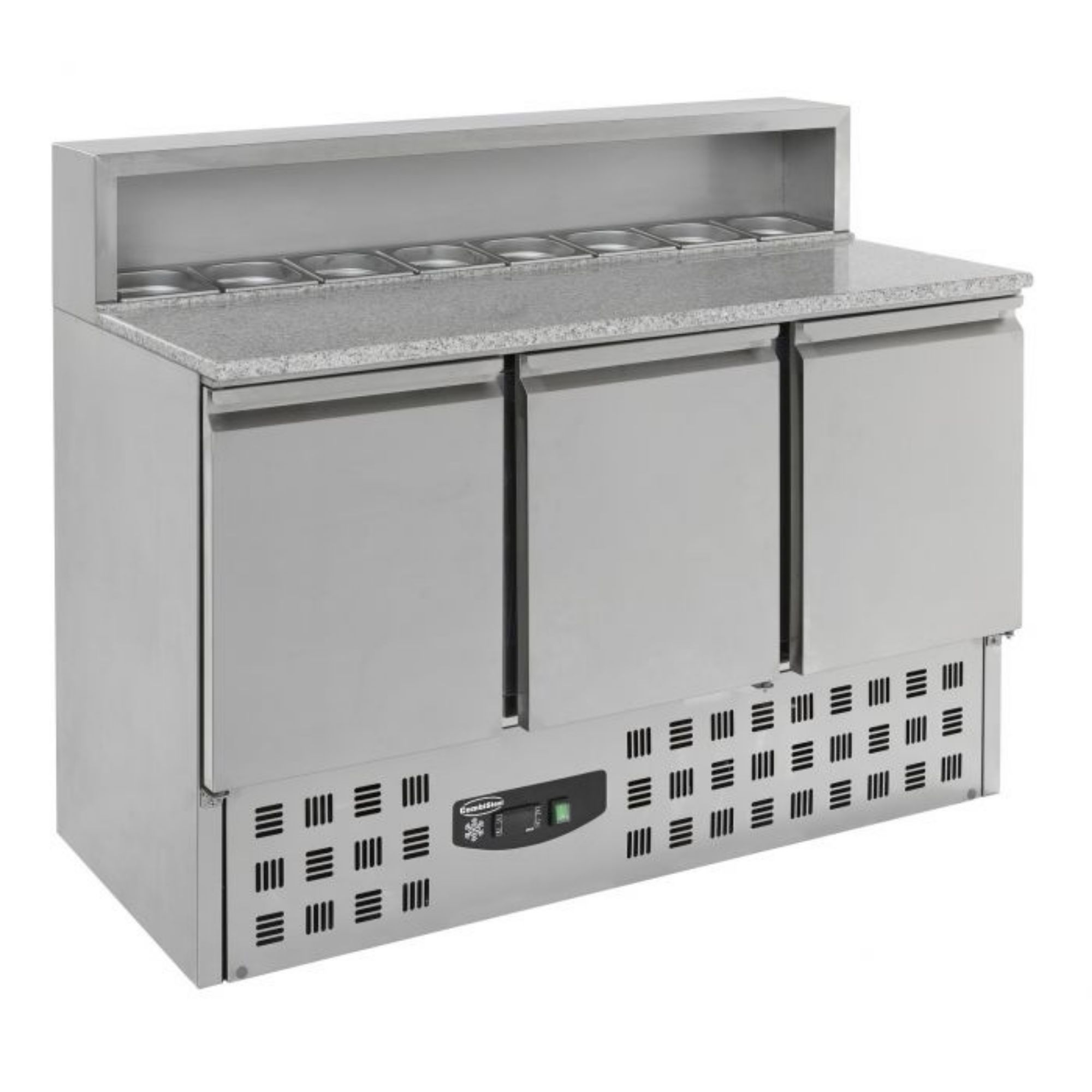 Picture of CombiSteel Pizza Preparation Counter 3 Doors with 11 Topping Unt - 7950.0065
