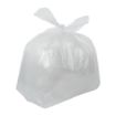 Picture of Jantex Light Duty Recycled Bin Bag 10kg 80ltr Clear (Pack of 200) - HW692
