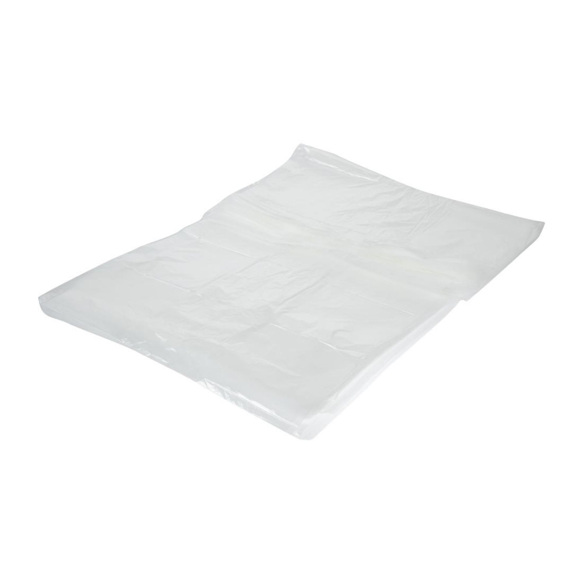 Picture of Jantex Light Duty Recycled Bin Bag 10kg 80ltr Clear (Pack of 200)