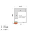 Picture of Tefcold CRPF1518 Coldroom (Cooling) H2200 x W1500 x D1800 - CRPF1518