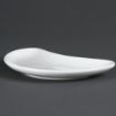 Picture of Olympia Whiteware Crescent Salad Plates 200mm (Pack of 12) - C231