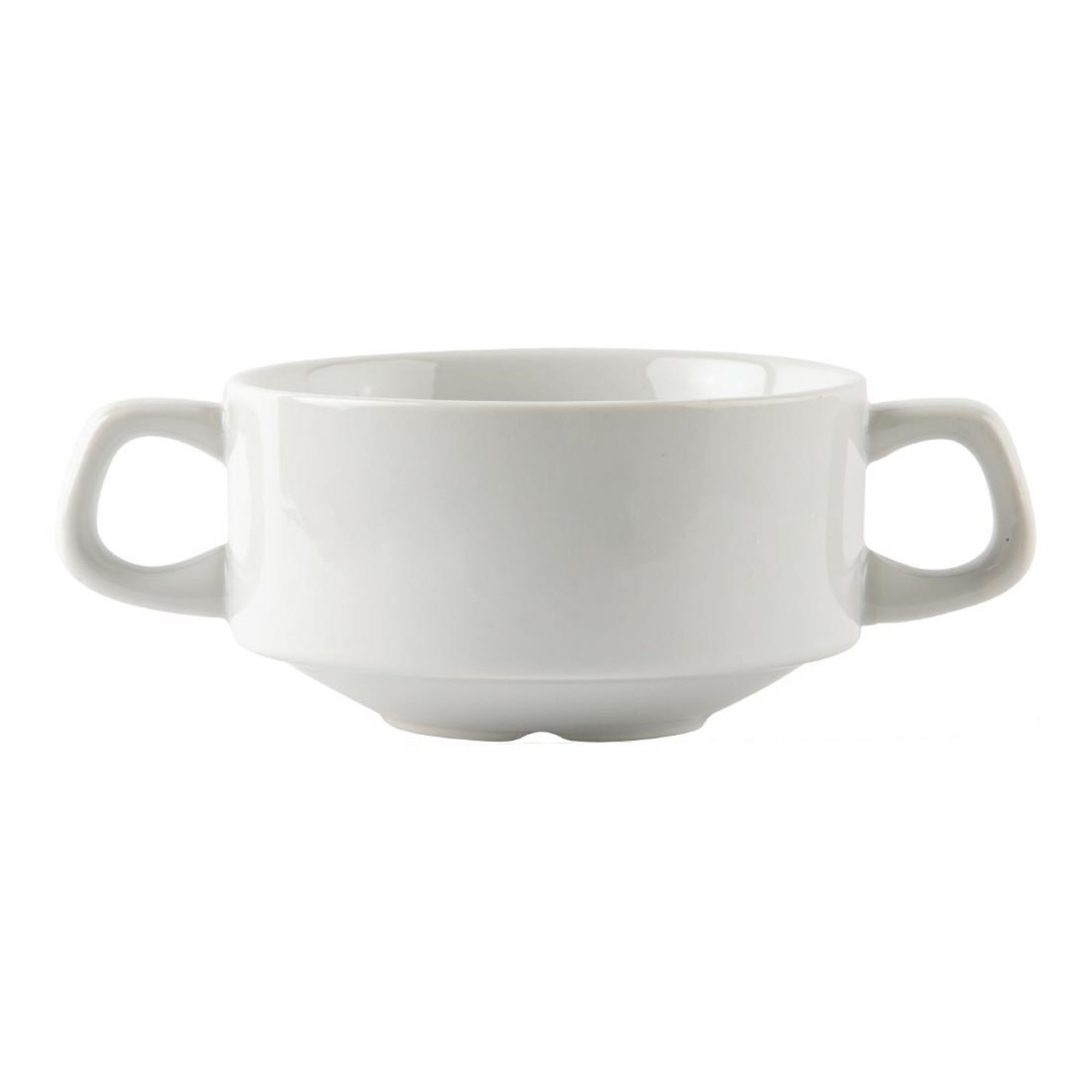 Picture of Olympia Athena Stacking Soup Bowls 160mm 290ml (Pack of 12)