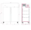 Picture of Tefcold RF1420P Gastronorm Upright Freezer - RF1420X1