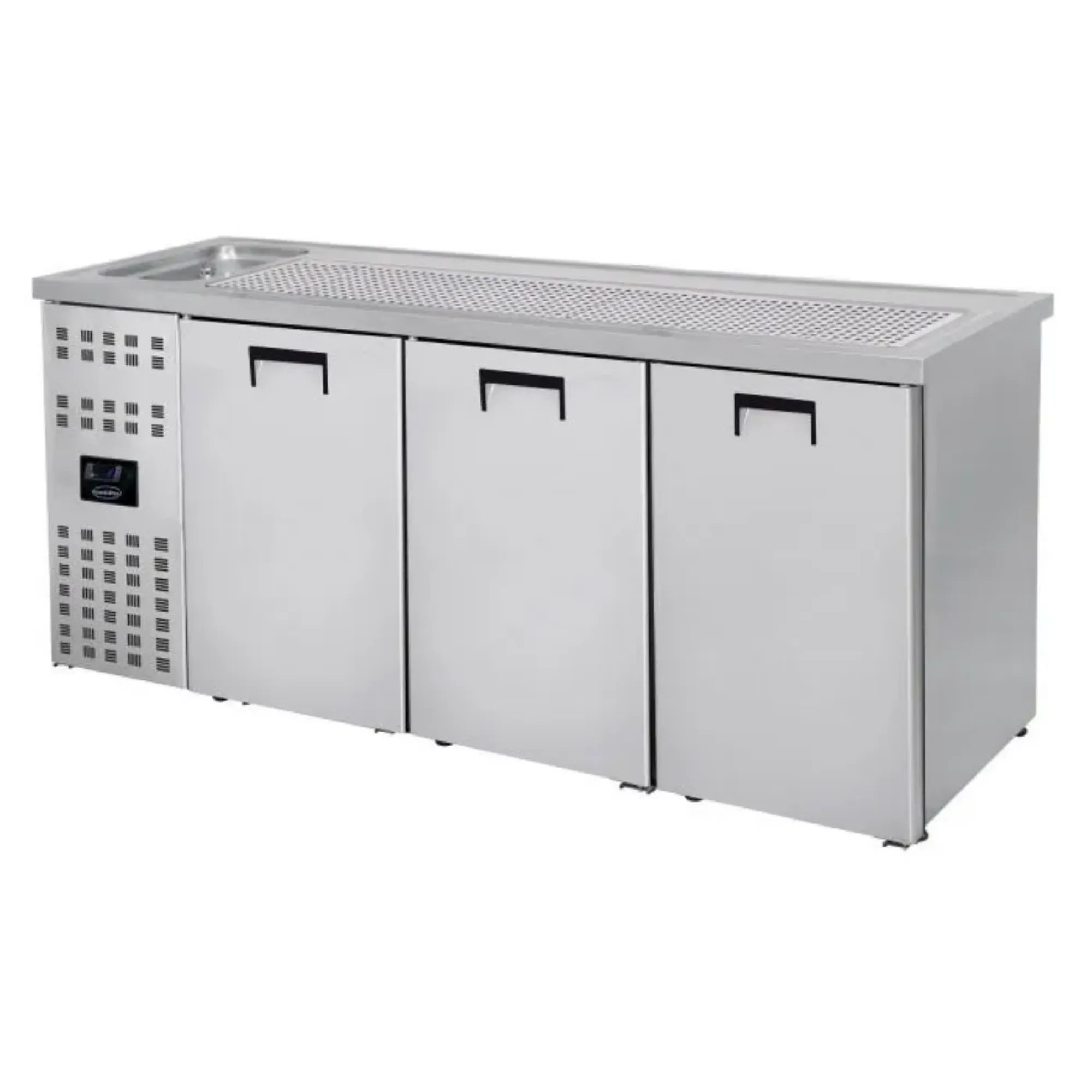 Picture of CombiSteel Beer Counter 3 Doors 1 Sink Left Motor - 7489.5335