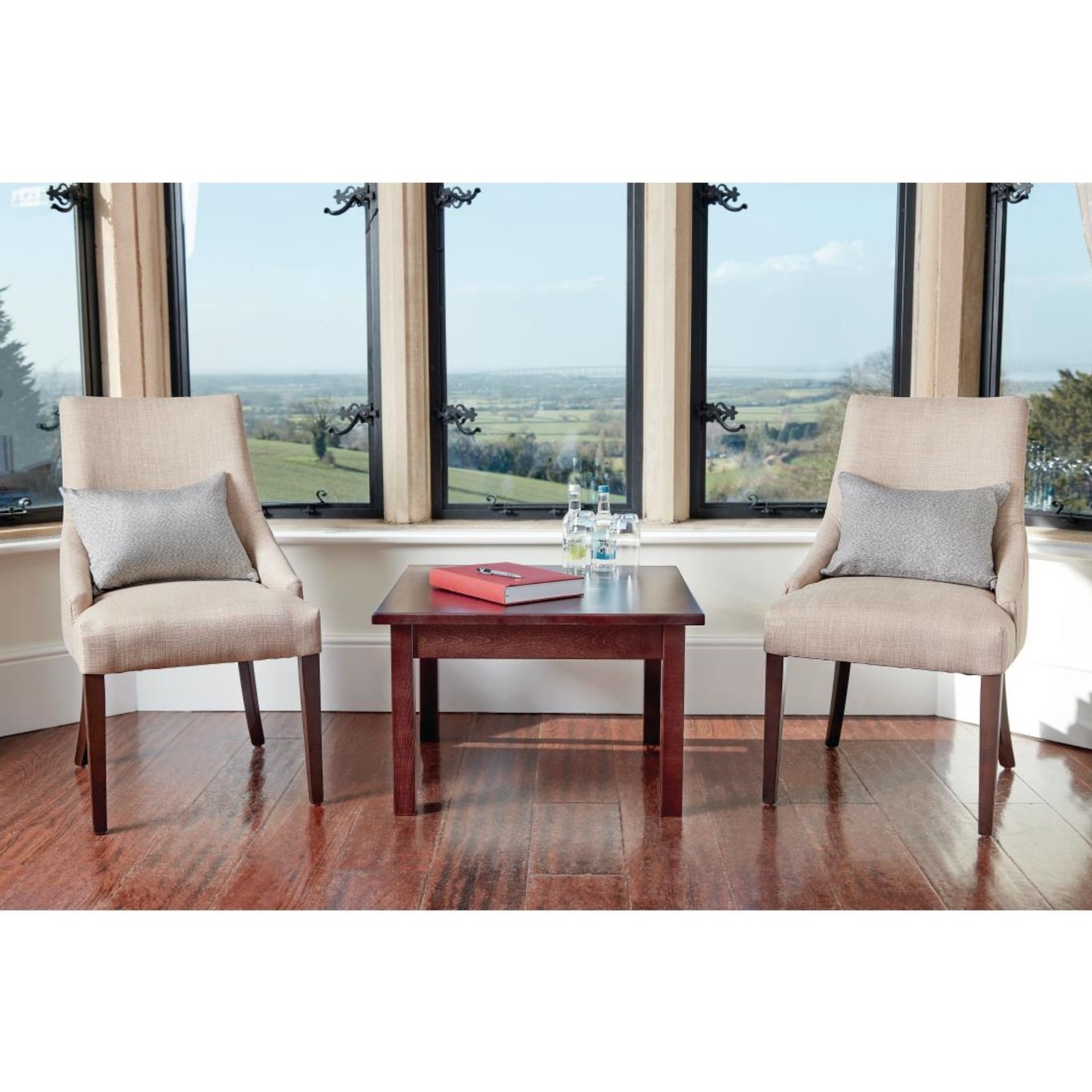 Picture of Bolero Neutral Finesse Dining Chairs (Pack of 2)