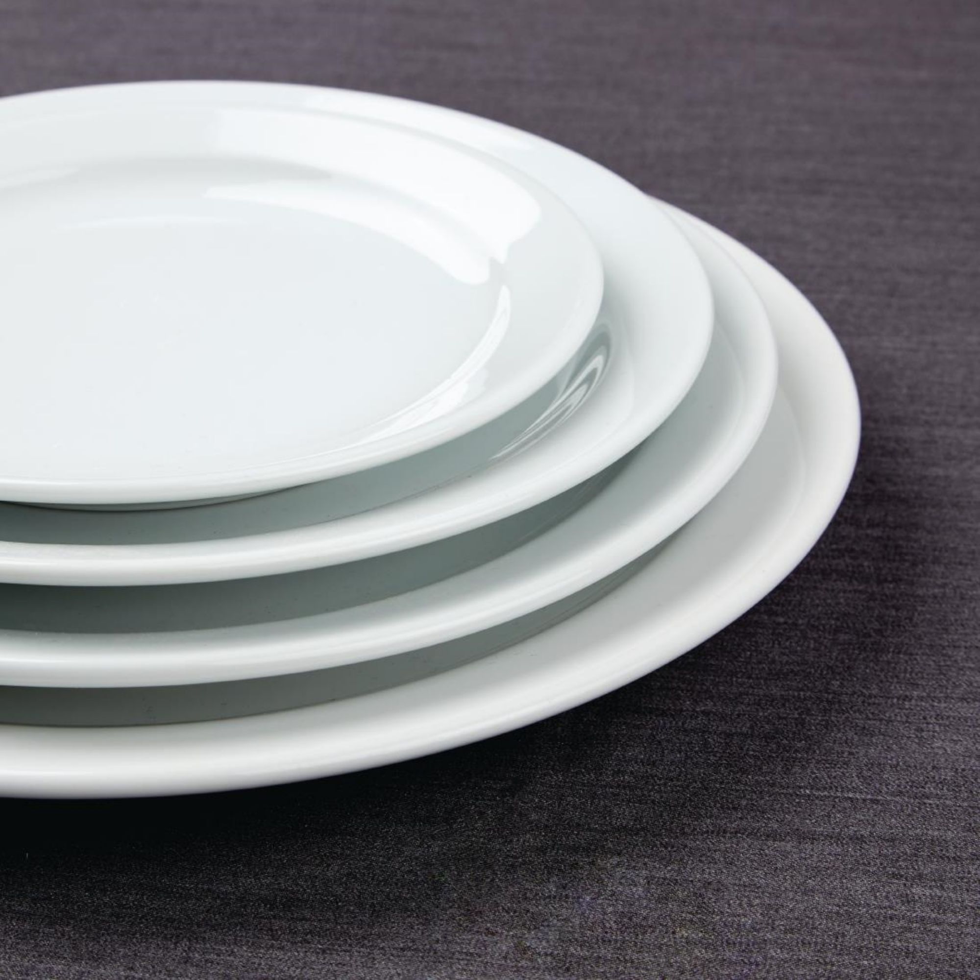 Picture of Olympia Athena Narrow Rimmed Plates 284mm (Pack of 6)
