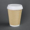 Picture of Fiesta Recyclable Coffee Cup Lids White 225ml / 8oz (Pack of 50) - CE263