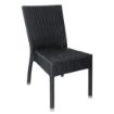 Picture of Bolero PE Wicker Side Chairs Charcoal (Pack of 4) - CF159