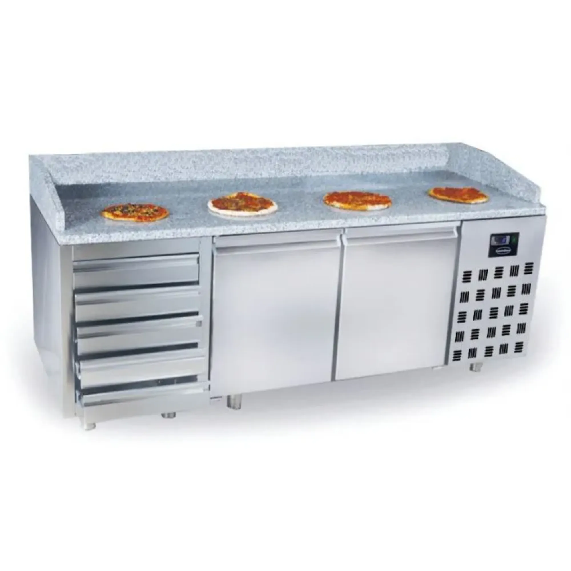Picture of CombiSteel Pizza Preparation Counter 2 Doors 5 Drawers - 7489.5235