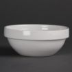 Picture of Olympia Whiteware Stacking Bowls 130mm (Pack of 12) - CF354