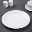 Picture of Olympia Athena Narrow Rimmed Plates 226mm (Pack of 12) - CF363
