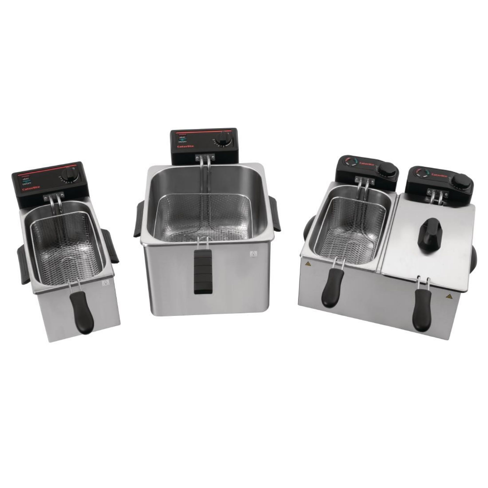 Picture of Caterlite Light Duty Single Tank Single Basket Countertop Electric Fryer 3kW