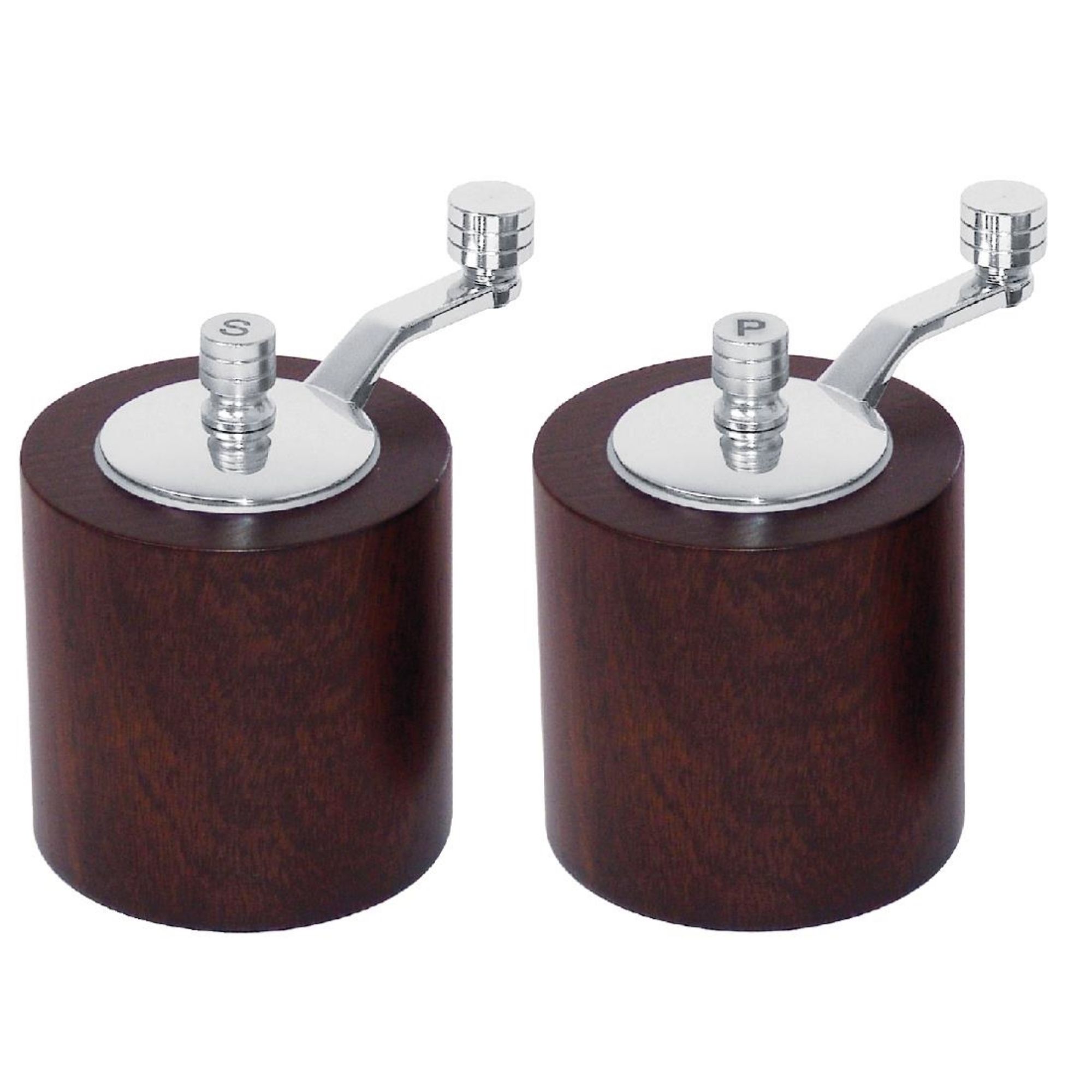 Picture of Olympia Dark Wood Salt and Pepper Mill Grinder Set