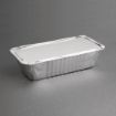 Picture of Fiesta Foil Container Waxed Lids Large (Pack of 500) - CD952