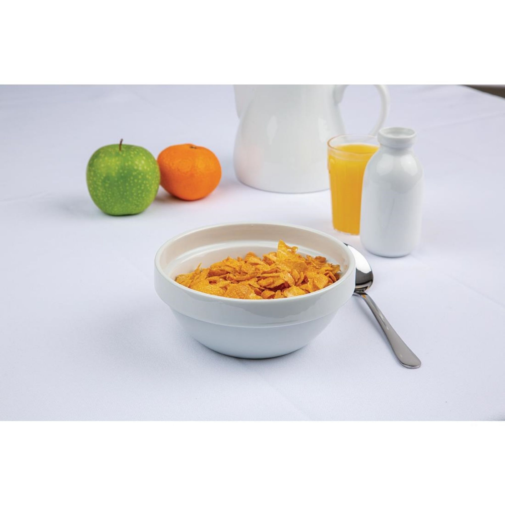 Picture of Olympia Whiteware Cereal Bowls 145mm 540ml (Pack of 12)