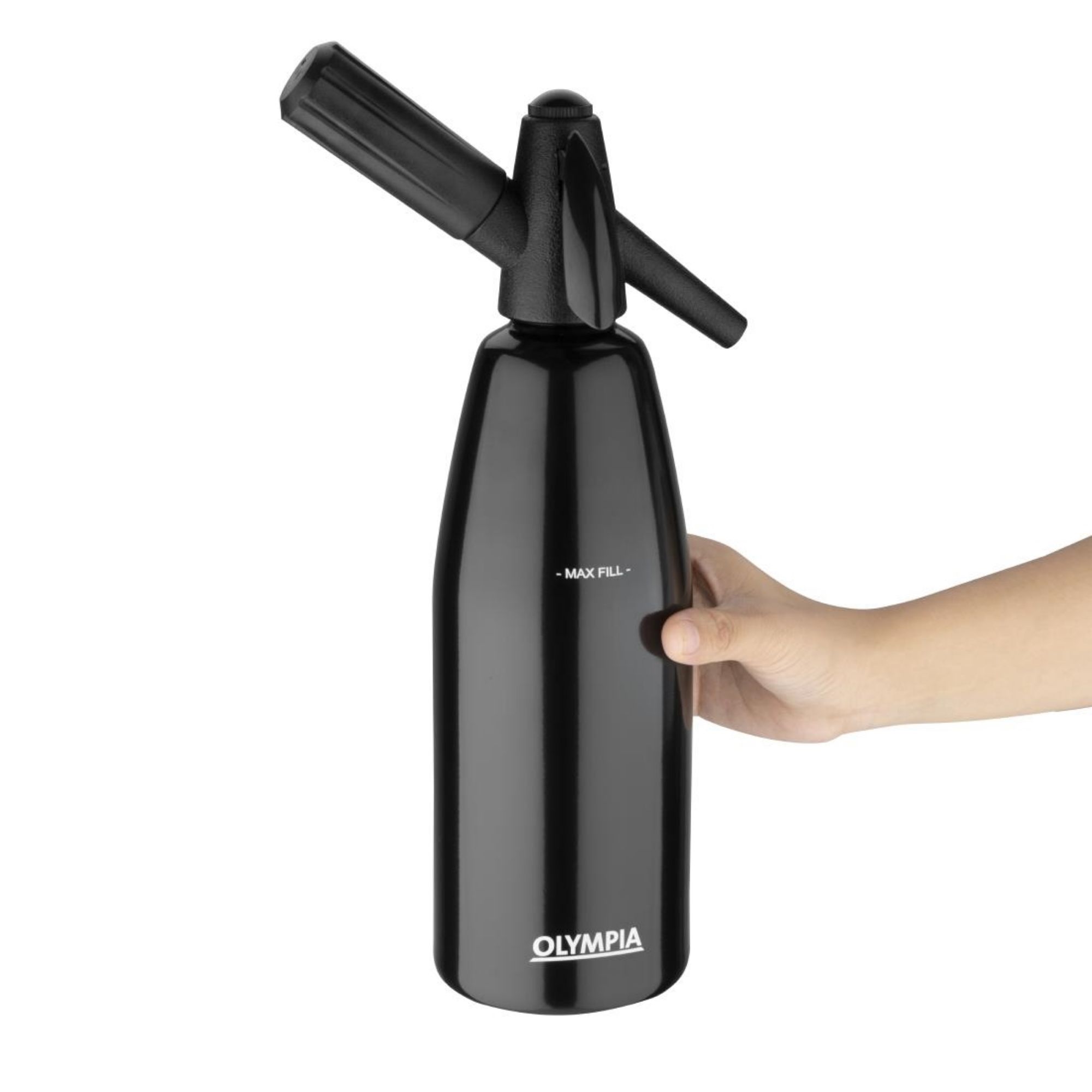 Picture of Olympia Soda Siphon Black 1Ltr