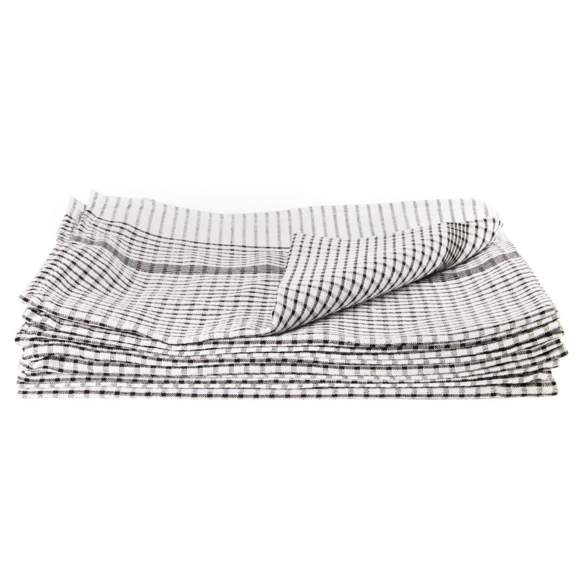 Picture of Vogue Wonderdry Tea Towels Black (Pack of 10)