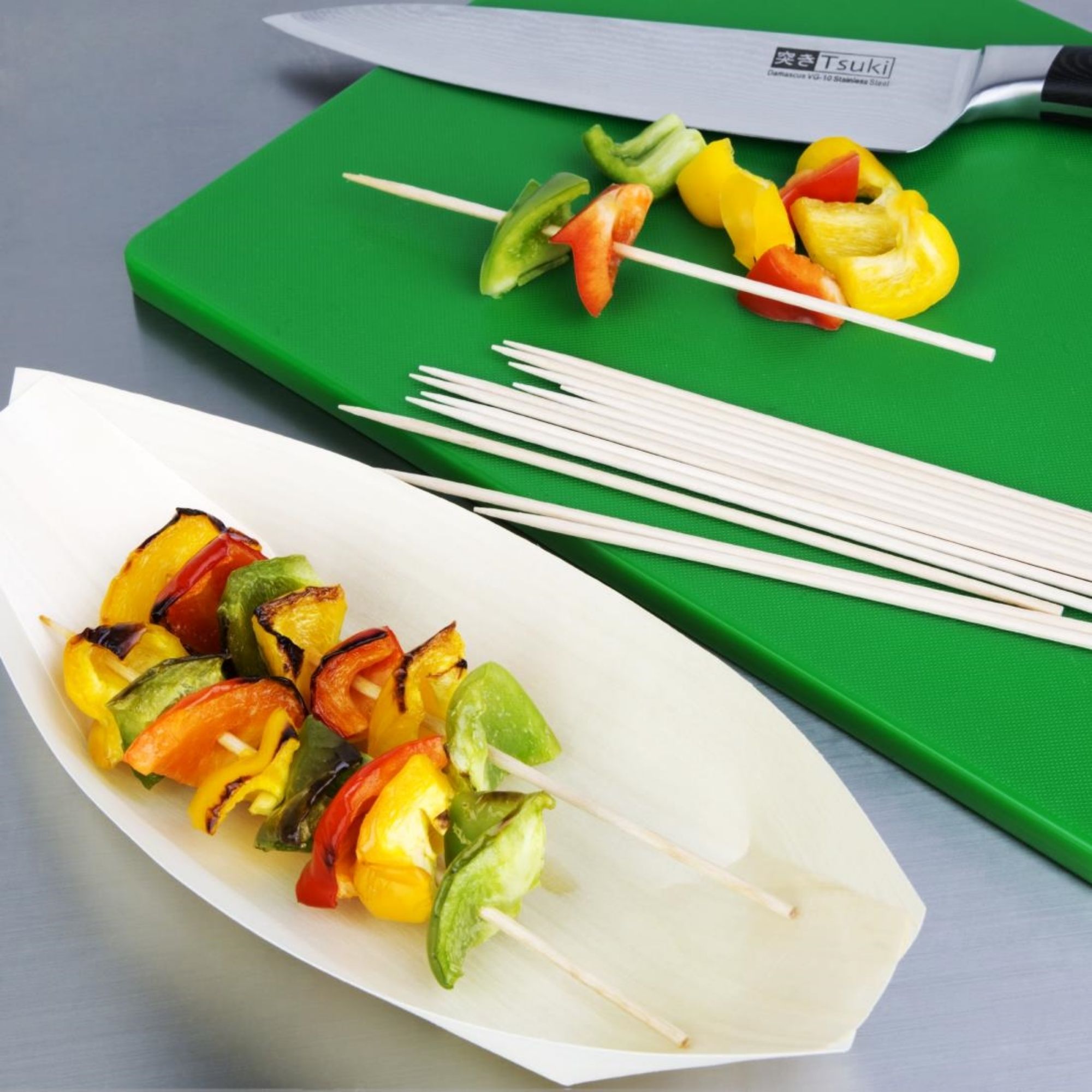 Picture of Fiesta Compostable Wooden Skewers 180mm (Pack of 200)