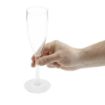 Picture of Olympia Kristallon Polycarbonate Champagne Flutes 210ml (Pack of 12) - DS133