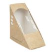 Picture of Vegware Compostable Kraft Sandwich Wedges 65mm (Pack of 500) - DW624